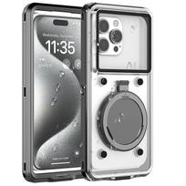 LeYi 360 Full Cover Armor Waterproof Shockproof Universal 6.9 Inch Screen Mobile Swimming Case for iPhone 16 17 Pro Max Made PC for iphone 4-6.9inch juoda