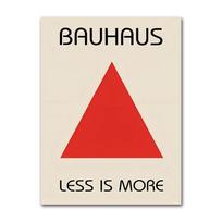 Nordic Striped Bauhaus Abstract Geometric Line Art Poster, Self-Adhesive Waterproof Wall Sticker for Cafe & Bar Room Decor 21X30CMNo Framed