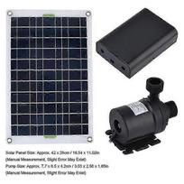 50W saulės vandens siurblys 800L/H DC12V saulės vandens fontano siurblys mažas triukšmas sodui šeimos vandens fontanui