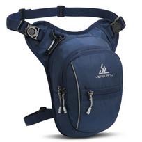 Waist Bags Thigh Belt Pack Hip Bum Motorbike Leg Bag Running Cycling Motorcycle Drop Bag  Men Women tamsiai mėlyna spalva