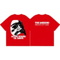 The Weeknd After Hours Til Dawn Tour 2026 Grafiniai marškinėliai Hip Hop Vintage Trumpomis rankovėmis T-shirt Unisex Unisex Mada Laisvi T-shirtai 4XL black