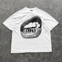 Dideli Lūpai Y2K Grillz Burna Retro Hip Hop Grafinis Marškinėliai S 5Xl T marškinėliai XL gray