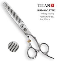 TITAN Profesionali Kirpimo Žirklių Kirpėjo Žirklių Ploninančių Žirklių Plaukų Žirklių 6 Colių 6.5 Colio Japonija 440C Plienas white