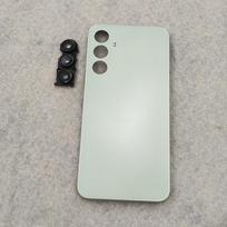 Samsung A16 4G galinio akumuliatoriaus dangtelio, galinių durelių korpuso remonto keičiamosios dalys su kameros objektyvu, skirtos Galaxy A165 SM-A165F žalia