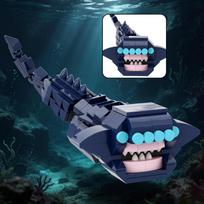 5-in-1 Populiarūs Subnautica Statybiniai Blokeliai Bloop Jūros Monstras El Gran Maja Jūros Ryjikas Leviatanas Subnautica Blokeliai Žaislas Gerbėjams Dovana gray