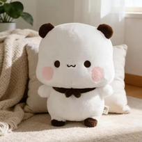 Naujos Panda Bubu ir Yier 35cm pliušinės lėlės Oficialus originalus mielas minkštas animacinis Bubu ir Dudu pagalvės pagalvėlės žaislas Gimtadienio dovana 35cm white