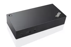 Lenovo 40A90090DK dokavimo stotelė / prievadų replikatorius, laidinis USB 3.2 Gen 1 Type-C, juoda