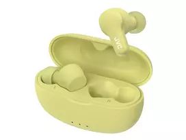Belaidės ausinės JVC Gumy TWS Stix Green – tikros belaidės stereo Bluetooth, 20–20000 Hz, 10 m diapazonas