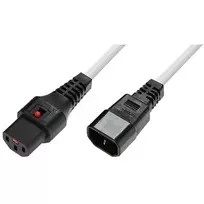 Maitinimo laidas su užraktu MicroConnect MC-C13C14LOCK-2MW — IEC C13 į C14, 2 m, fiksuojama jungtis