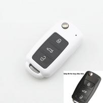 ABS automobilio rakto dėklas, skirtas Volkswagen VW Polo Passat B5 Golf4 5 6 Jetta Tiguan Golf CrossFox Plus Eos Scirocco Beetle balta