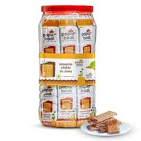 Popierinės valties sezamo chikki stiklainis, originalus maistingas batonėlis | Gajak | Saldainiai | Pagaminta su palmių cukrumi | Gazak (50 vnt., po 16 gramų) 800GM