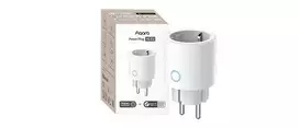 Aqara Power Plug H2 (EU) 16A Smart Plug su energijos stebėjimu, Thread/Zigbee, apsauga nuo perkrovos, baltas