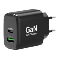 PORT Designs Wall Charger USB-C PD 65W GaN EU Plug Black