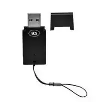 ACS ACR39T-A1 USB Smart Card Reader, juoda