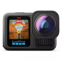 GoPro HERO13 Black Ultra Wide Edition Veiksmo Kamera 5.3K, 4K, 2.7K, Liečiamas Ekranas, Ultra HD, Vandeniui Atspari, GPS, Nelaidi Dulkėms, Bluetooth, Wi-Fi, Lėtas Judesys, Full HD (CHDRB-133-RW)