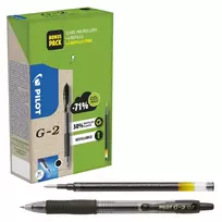 PILOT PEN G2 Greenpack Gel Pen Set Blue 0,4 mm 12 Pack