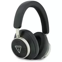 Guess 4G Triangle Logo Wireless Bluetooth 5.4 Over-Ear Headphones with ENC, Black