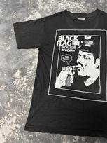 Vintažiniai Juodi Vėliavos Policijos Istorija Punk Grupė Medvilniniai Unisex S-4XL Marškinėliai VN2303 Unisex Marškinėliai S white