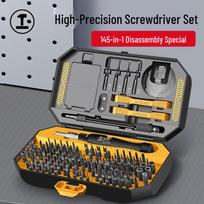 145-in-1 Electric Precision Screwdriver Set CN plug (adapter included) gray