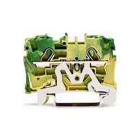 WAGO 2004-1207 TOPJOB® S Praeinamoji gnybtų jungtis, 6 mm², pilka, montavimui ant DIN bėgelio