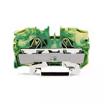 WAGO 2010-1207 Praeinantis gnybtų blokas, 10 mm², pilkas, CAGE CLAMP®