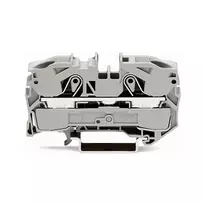 WAGO 2016-1201 Praeinanti gnybtų jungtis, 16 mm², 800 V, pilka, Push-in CAGE CLAMP