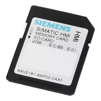 Siemens 2GB SIMATIC Secure Digital (SD) Memory Card 6AV2181-8XP