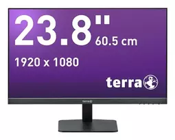 WORTMANN AG TERRA LCD/LED 2427W V3 IPS 23.8 inch Full HD Monitor, Black, HDMI/DP/USB-C, GREENLINE PLUS