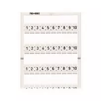 WAGO 793-5502 WMB žymėjimo kortelė, spausdinta, balta