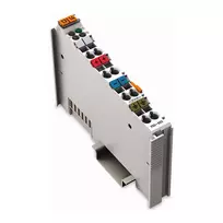 WAGO 750-602 Sisteminis maitinimo modulis, 24 VDC, 1,08 A, DIN bėgis, pilkas, CAGE CLAMP