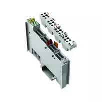 WAGO 753-430 - 8 kanalų skaitmeninių įėjimų modulis, 24 VDC, 5 kV izoliacija, CAGE CLAMP, DIN bėgis