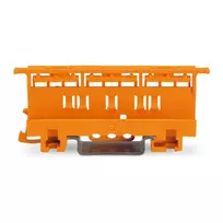 WAGO 221-500 Montavimo laikiklis 221 serijos jungtims, poliamidas, oranžinis, 17,5 mm x 25,5 mm x 77,6 mm