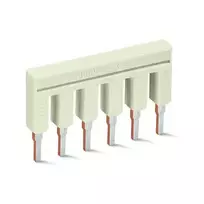 WAGO 2002-406 2-Conductor Push-in Terminal Block, 24 A, 800 V, Gray