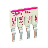 WAGO 2002-474 2-Conductor Through Terminal Block, 2,5 mm², 24 A, Gray, Push-in CAGE CLAMP