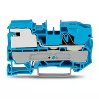WAGO Neutral Disconnect Terminal 10 mm² 1 Conductor Blue