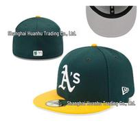 Oakland Athletics Flat Brim Embroidered Baseball Cap 60.6cm gray