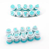 10/26 Pcs Upper Lowercase Fondant Cookie Mould Alphabet Mold Capital Letters Set Plunger Stamps Letter Cutter Cake Decorating