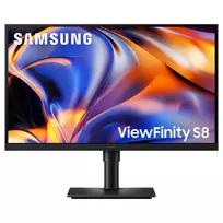 Samsung 27 colių ViewFinity S8 S80HF 4K UHD IPS Monitor su USB-C 90W, aukščio reguliavimu, HDR400