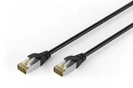 DIGITUS CAT 6A S-FTP Outdoor Patch Cable, Copper, PE, 10 m, Black
