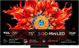TCL 75MSQLED85L 75 colių Mini LED QLED 4K išmanusis televizorius (2024)