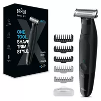 Braun Series XT3 XT3200 Trimmer - Cordless - Black