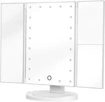 Humanas HS-ML04 LED Makeup Mirror with Illumination - White
