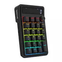 Redragon Cove K733-RGB-WL 60% Tri-Mode mechaninė klaviatūra, Hot-Swappable, RGB, juoda