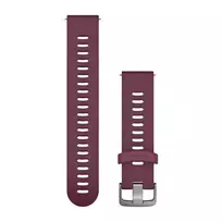 HAMA Garmin Silicone Watch Band for Vivoactive 3, Vivomove HR, Forerunner 645, Forerunner 245 - Berry 010-11251-1W
