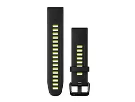 HAMA Garmin Silicone QuickFit Watch Strap 20mm Lime/Graphite 010-13279-03