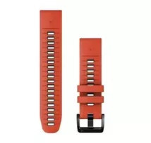 HAMA Garmin Silicone QuickFit 22mm Watch Strap Red/Graphite 010-13280-04