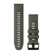 Garmin QuickFit 26mm Silikoninis Laikrodžio Dirželis Tamsiai Žalias/Grafitinis 010-13281-07