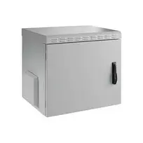 EFB-Elektronik 19 inch sieninis korpusas IP55, 12U, plieninės durelės, gylis 450 mm, RAL 7035