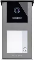 VIDOS IPX S101-1 lauko skydelis su RFID skaitytuvu, 2MP kamera, PoE, juodas