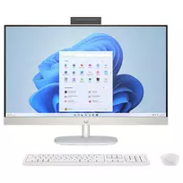 HP 27-cr0475ng All-in-One PC, 27 inch FHD IPS, Intel Core i7-1355U, 16GB RAM, 1TB SSD, Windows 11 Home, White